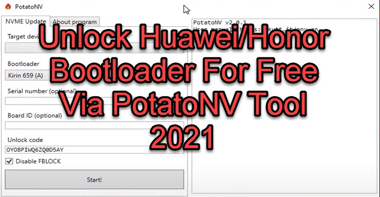 Unlock Huawei/Honor Bootloader