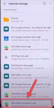 PlayStore Apps in Honor 9C