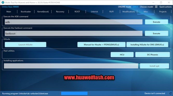 Download Huawei Multi-Tool for Huawei