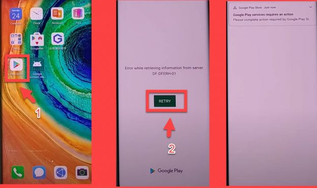 Play Store on Huawei Enjoy 20 Plus 5G
