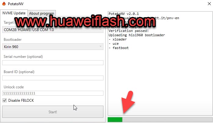 Huawei offline bootloader unlock code generator