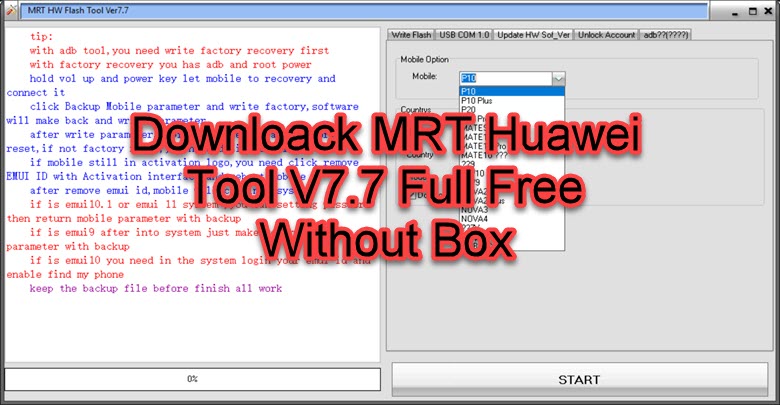 MRT Huawei Tool V7.7
