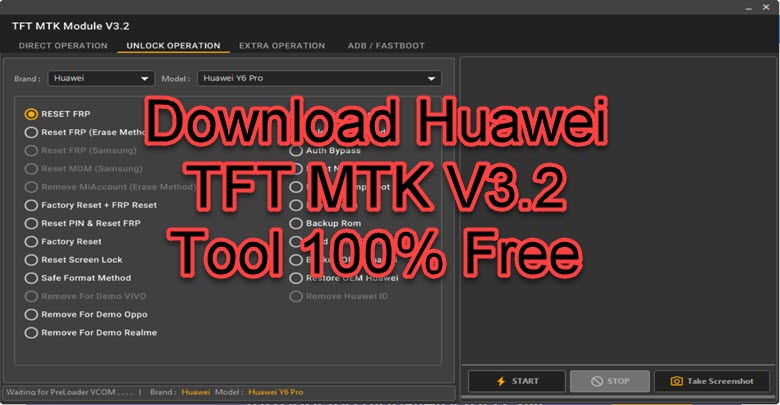 Huawei TFT MTK V3.2 Tool